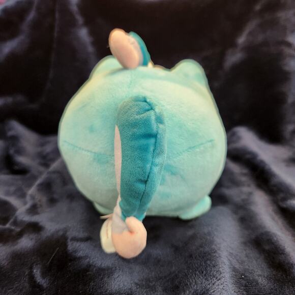 Aurora Moon Blossom Meowchi Tasty Peach Enchanting Stuffed Animal Plush Aqua 7" - Picture 4 of 8